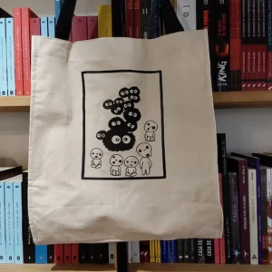 Totebag. Espíritus Ghibli